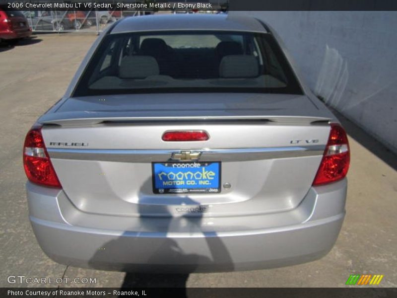 Silverstone Metallic / Ebony Black 2006 Chevrolet Malibu LT V6 Sedan