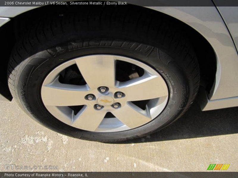Silverstone Metallic / Ebony Black 2006 Chevrolet Malibu LT V6 Sedan