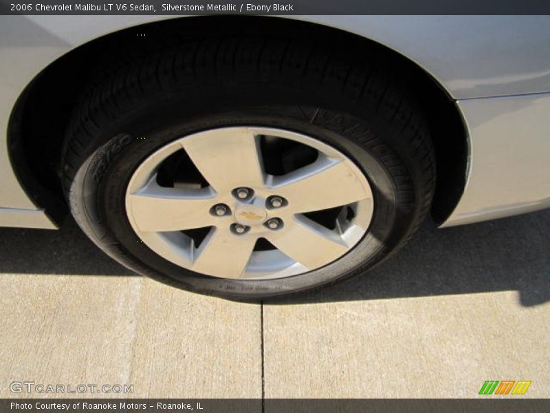 Silverstone Metallic / Ebony Black 2006 Chevrolet Malibu LT V6 Sedan