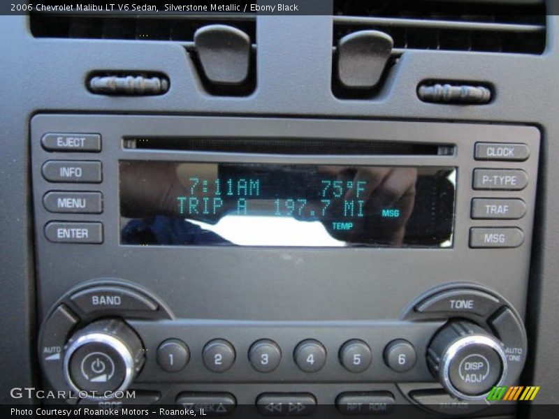 Silverstone Metallic / Ebony Black 2006 Chevrolet Malibu LT V6 Sedan