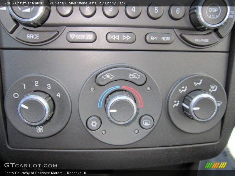 Silverstone Metallic / Ebony Black 2006 Chevrolet Malibu LT V6 Sedan