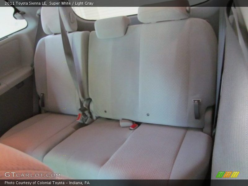 Super White / Light Gray 2011 Toyota Sienna LE