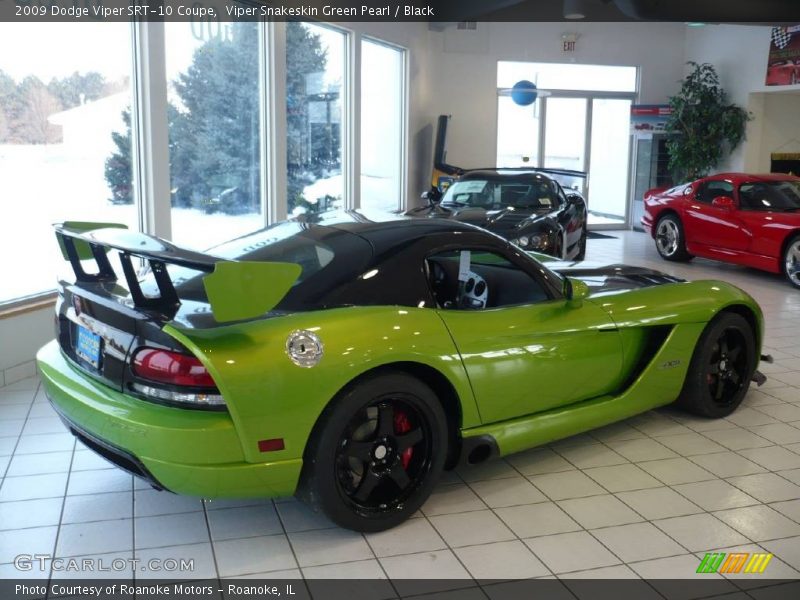  2009 Viper SRT-10 Coupe Viper Snakeskin Green Pearl