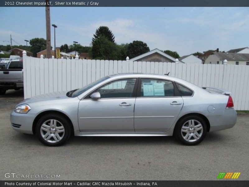 Silver Ice Metallic / Gray 2012 Chevrolet Impala LT