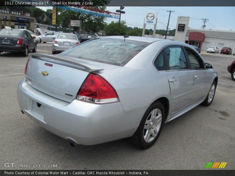 Silver Ice Metallic / Gray 2012 Chevrolet Impala LT