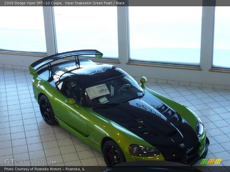 Viper Snakeskin Green Pearl / Black 2009 Dodge Viper SRT-10 Coupe