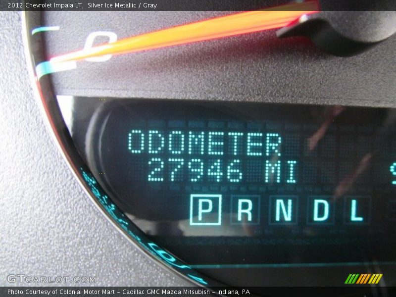 Silver Ice Metallic / Gray 2012 Chevrolet Impala LT