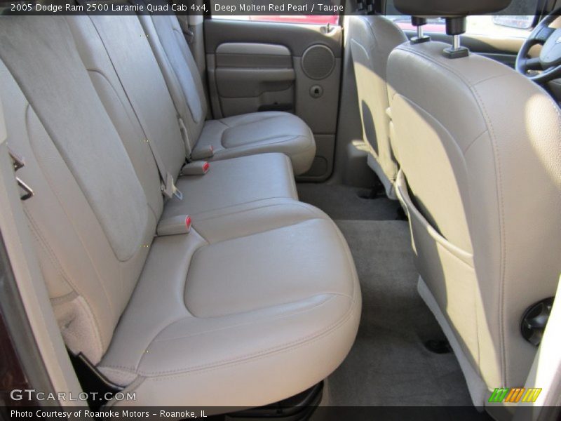 Deep Molten Red Pearl / Taupe 2005 Dodge Ram 2500 Laramie Quad Cab 4x4