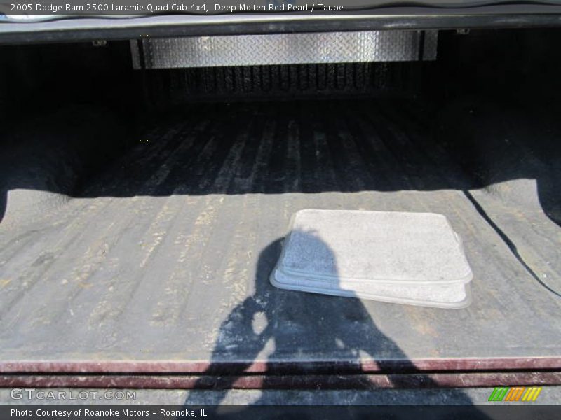 Deep Molten Red Pearl / Taupe 2005 Dodge Ram 2500 Laramie Quad Cab 4x4