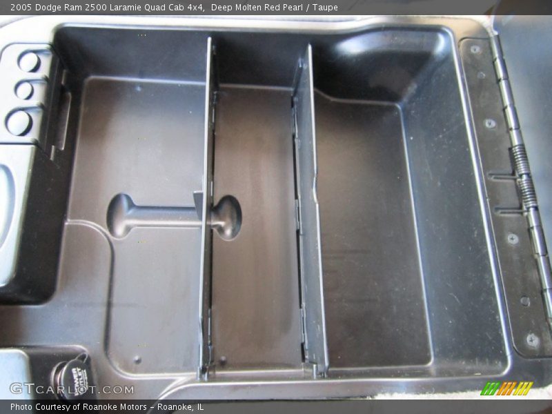 Deep Molten Red Pearl / Taupe 2005 Dodge Ram 2500 Laramie Quad Cab 4x4