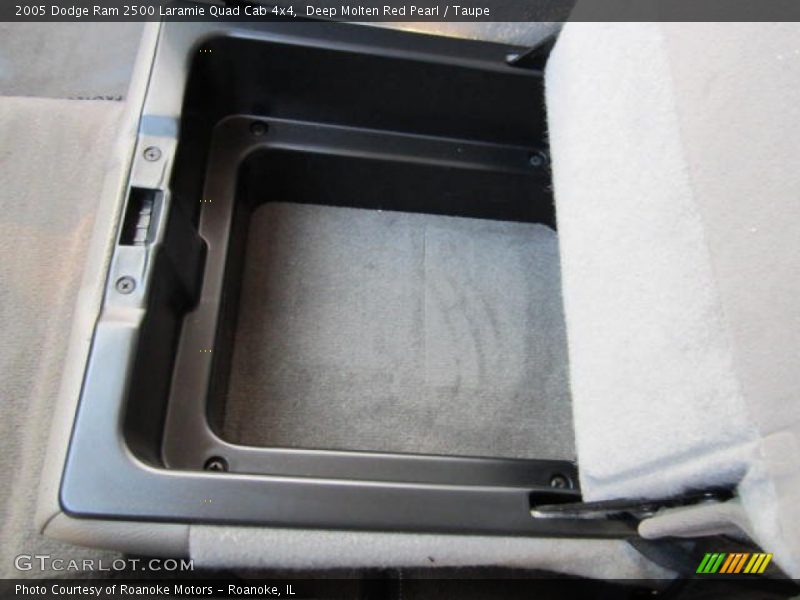 Deep Molten Red Pearl / Taupe 2005 Dodge Ram 2500 Laramie Quad Cab 4x4