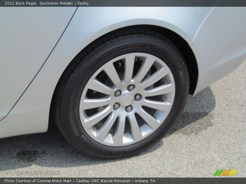 Quicksilver Metallic / Ebony 2012 Buick Regal