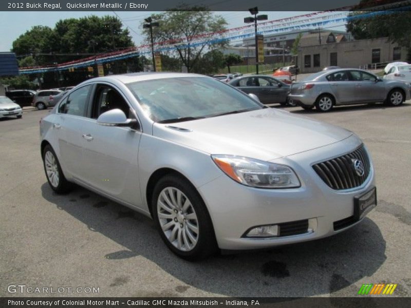 Quicksilver Metallic / Ebony 2012 Buick Regal