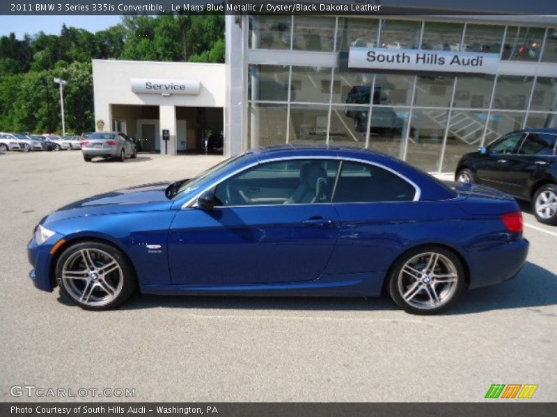 Le Mans Blue Metallic / Oyster/Black Dakota Leather 2011 BMW 3 Series 335is Convertible