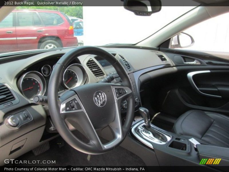 Quicksilver Metallic / Ebony 2012 Buick Regal
