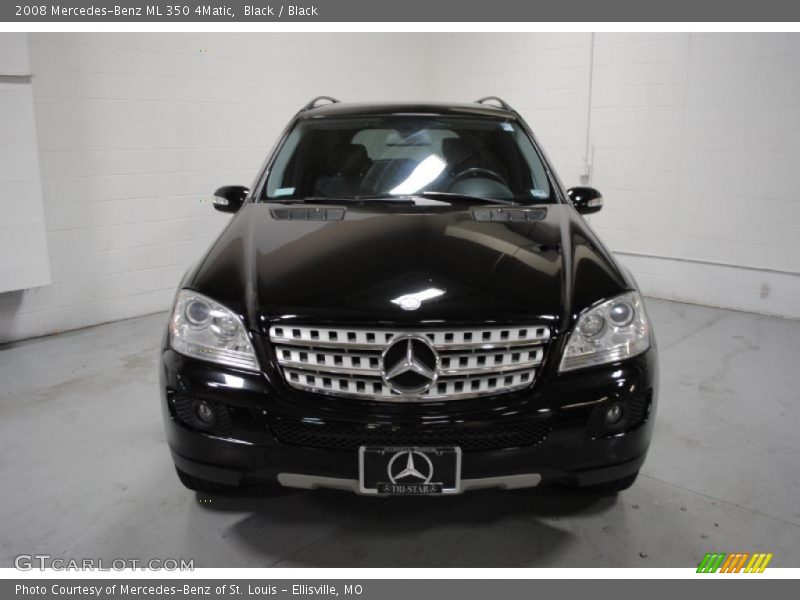 Black / Black 2008 Mercedes-Benz ML 350 4Matic