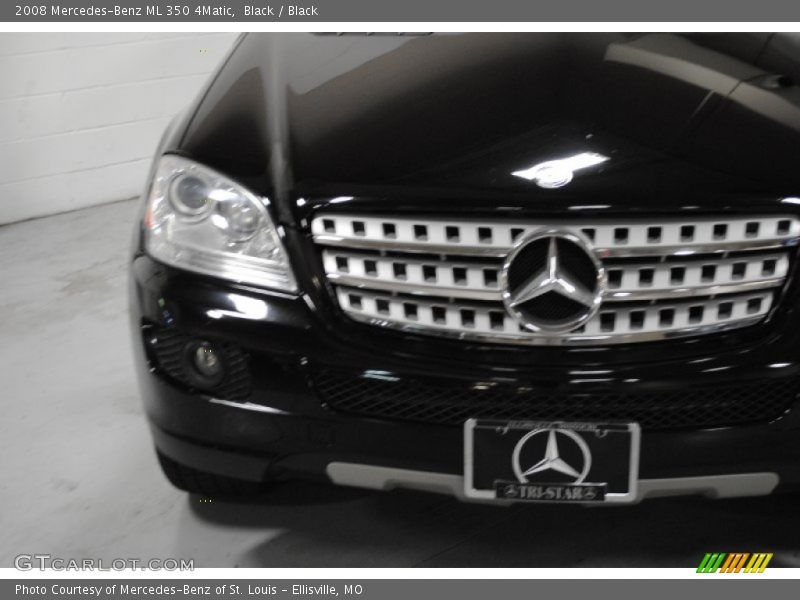 Black / Black 2008 Mercedes-Benz ML 350 4Matic