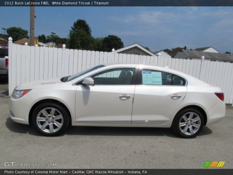 White Diamond Tricoat / Titanium 2012 Buick LaCrosse FWD