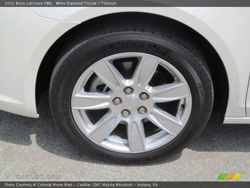 White Diamond Tricoat / Titanium 2012 Buick LaCrosse FWD
