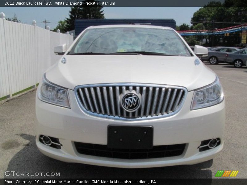 White Diamond Tricoat / Titanium 2012 Buick LaCrosse FWD