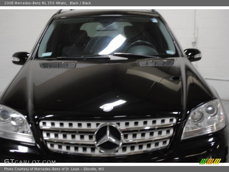 Black / Black 2008 Mercedes-Benz ML 350 4Matic