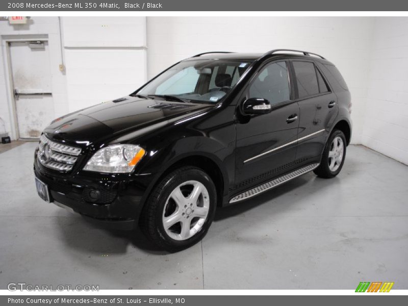 Black / Black 2008 Mercedes-Benz ML 350 4Matic