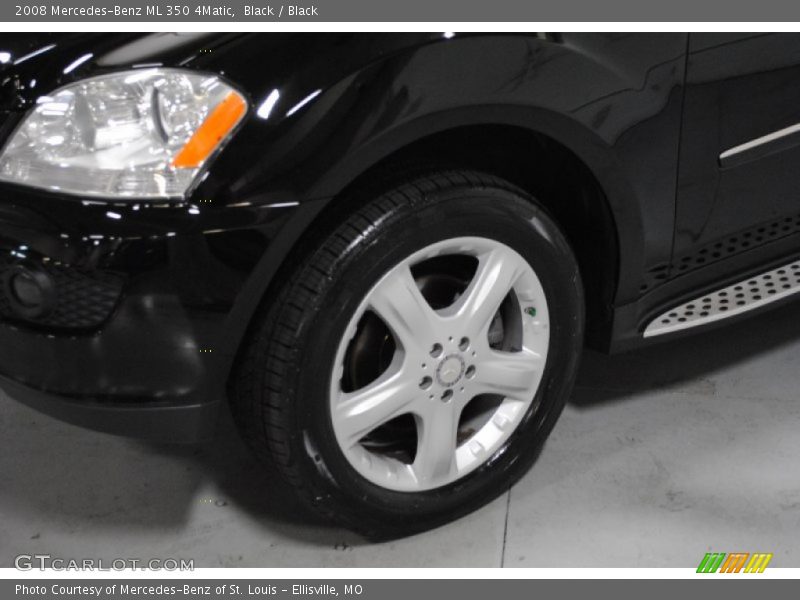 Black / Black 2008 Mercedes-Benz ML 350 4Matic