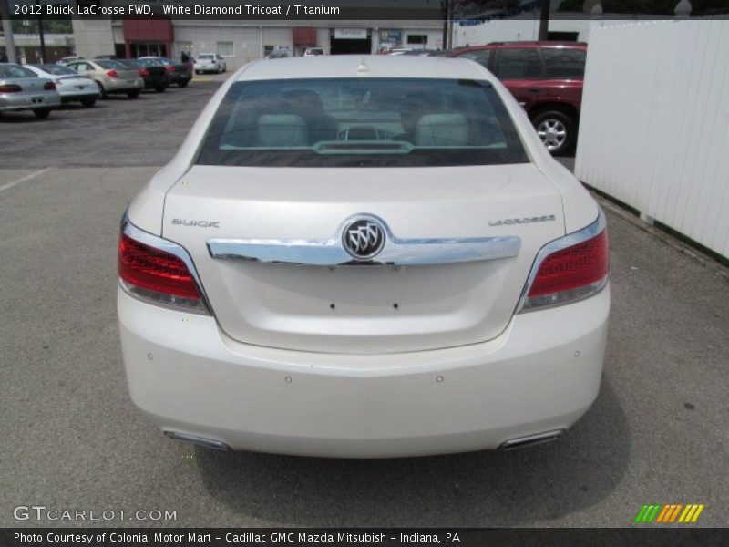 White Diamond Tricoat / Titanium 2012 Buick LaCrosse FWD