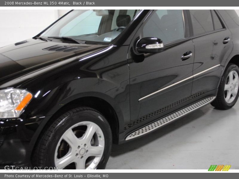 Black / Black 2008 Mercedes-Benz ML 350 4Matic