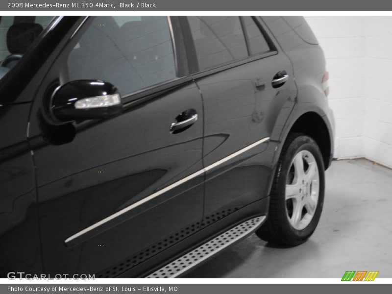 Black / Black 2008 Mercedes-Benz ML 350 4Matic