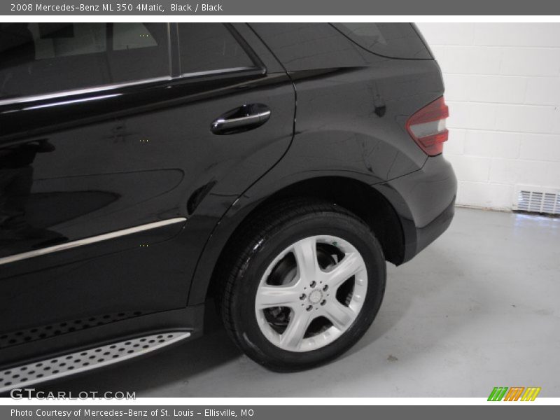 Black / Black 2008 Mercedes-Benz ML 350 4Matic