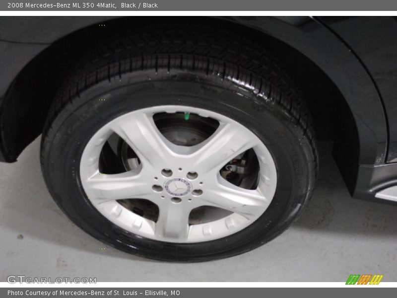 Black / Black 2008 Mercedes-Benz ML 350 4Matic