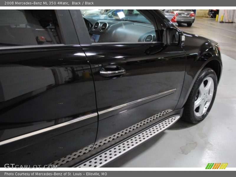 Black / Black 2008 Mercedes-Benz ML 350 4Matic