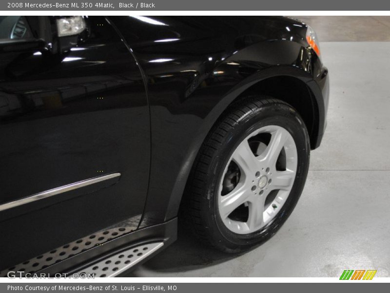 Black / Black 2008 Mercedes-Benz ML 350 4Matic