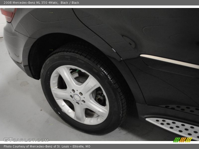 Black / Black 2008 Mercedes-Benz ML 350 4Matic