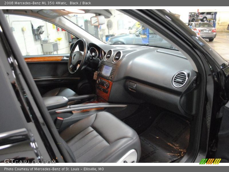 Black / Black 2008 Mercedes-Benz ML 350 4Matic