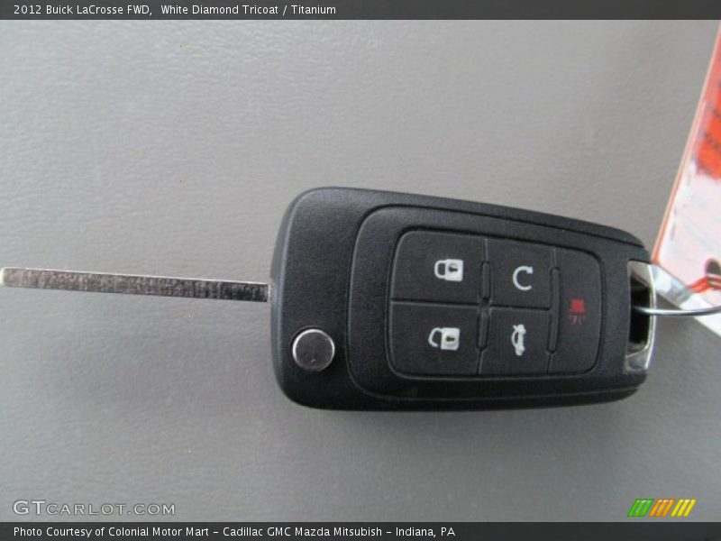 White Diamond Tricoat / Titanium 2012 Buick LaCrosse FWD