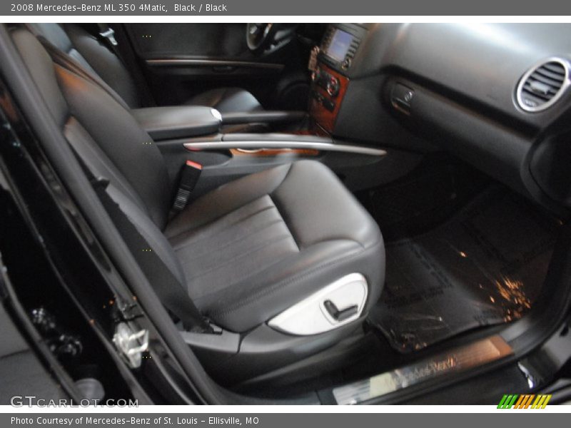 Black / Black 2008 Mercedes-Benz ML 350 4Matic