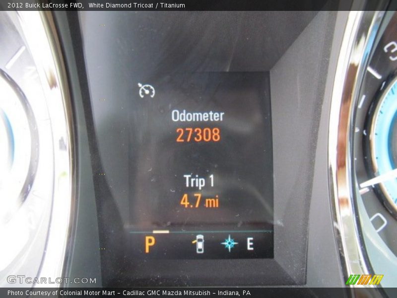 White Diamond Tricoat / Titanium 2012 Buick LaCrosse FWD
