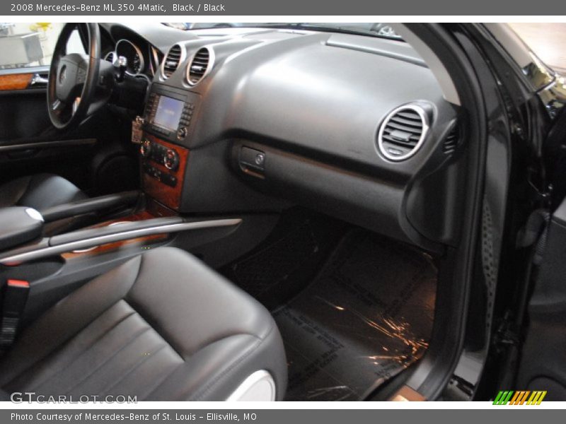 Black / Black 2008 Mercedes-Benz ML 350 4Matic