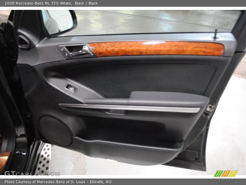 Black / Black 2008 Mercedes-Benz ML 350 4Matic