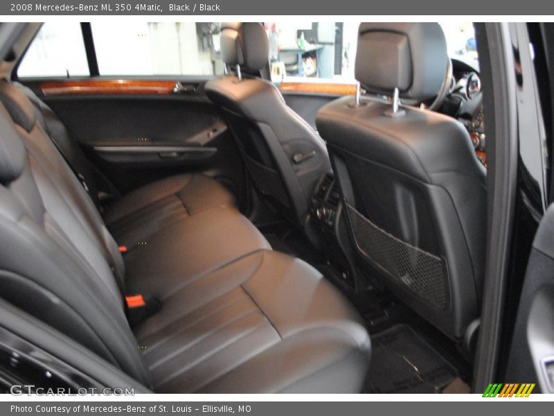 Black / Black 2008 Mercedes-Benz ML 350 4Matic
