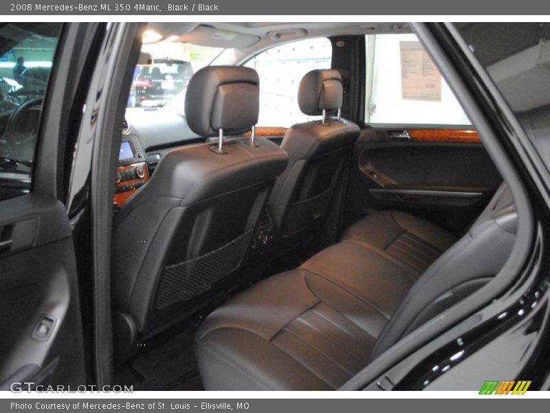 Black / Black 2008 Mercedes-Benz ML 350 4Matic