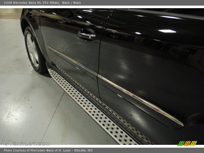 Black / Black 2008 Mercedes-Benz ML 350 4Matic