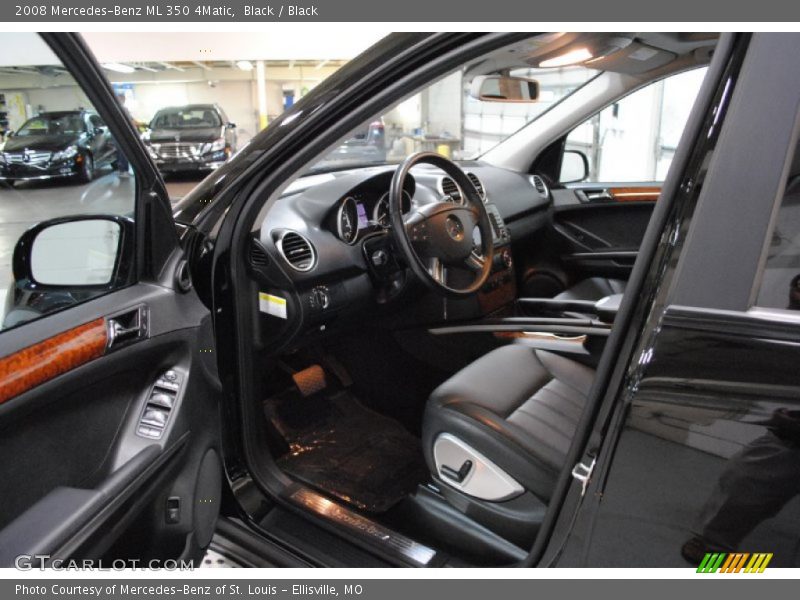 Black / Black 2008 Mercedes-Benz ML 350 4Matic