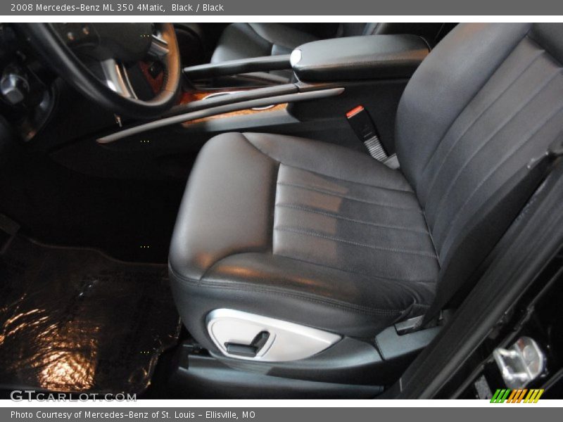Black / Black 2008 Mercedes-Benz ML 350 4Matic