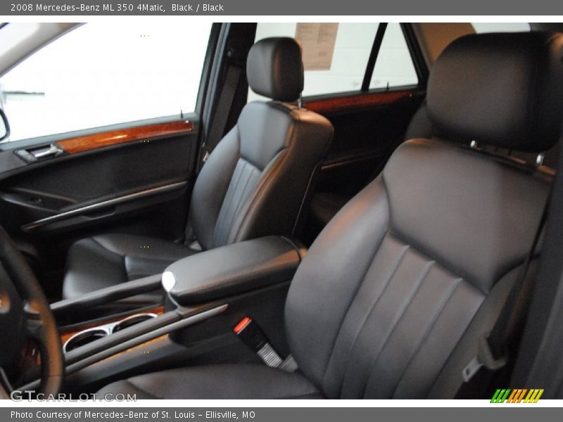 Black / Black 2008 Mercedes-Benz ML 350 4Matic