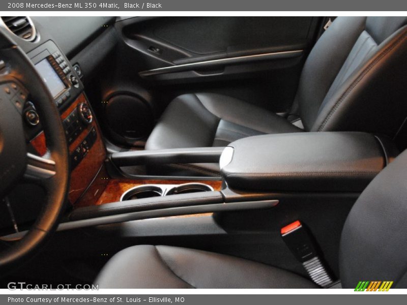 Black / Black 2008 Mercedes-Benz ML 350 4Matic