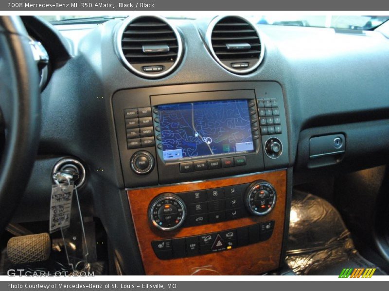 Black / Black 2008 Mercedes-Benz ML 350 4Matic