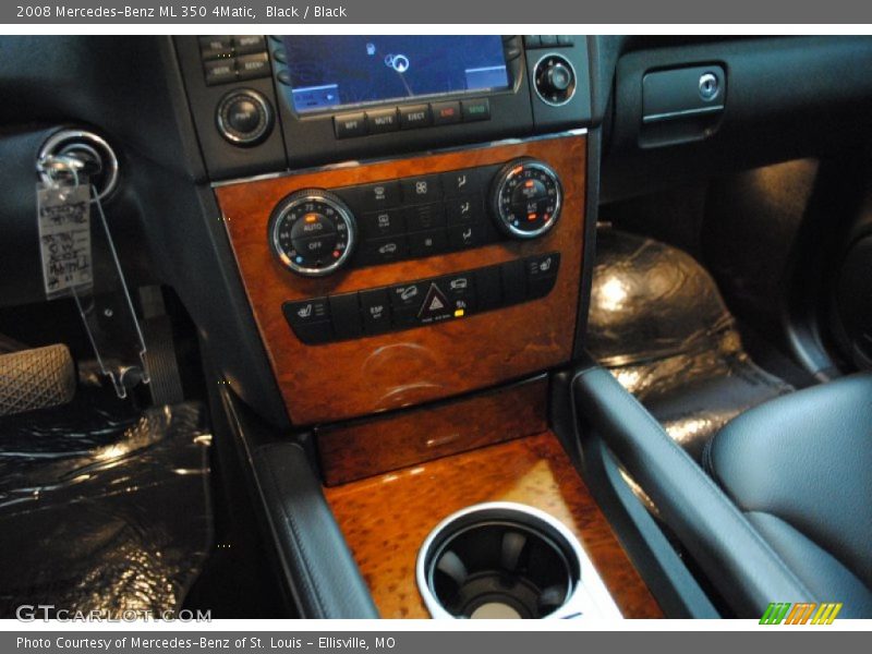 Black / Black 2008 Mercedes-Benz ML 350 4Matic